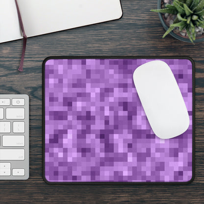 Purple Pixel Mouse Pad