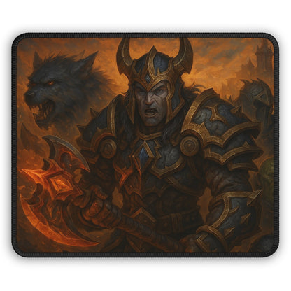 Dark Warlord Fantasy Mouse Pad