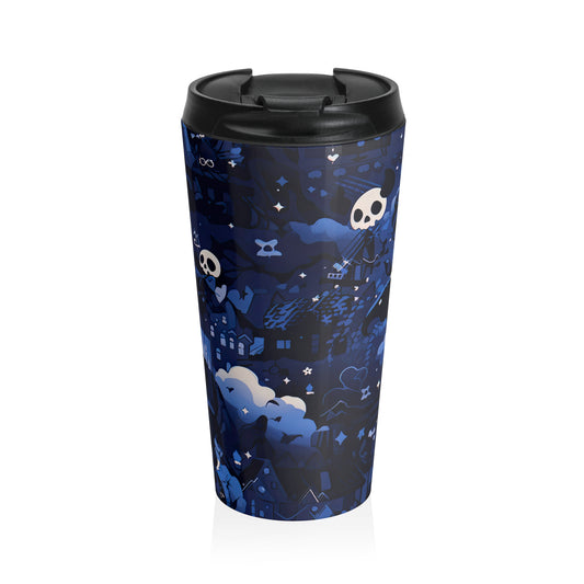 Midnight Skulls Travel Mug