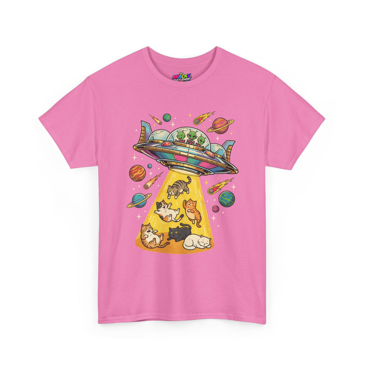 Alien Cat Abduction T-Shirt
