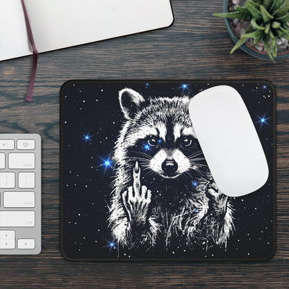 Zero Fluffs Given Raccoon Mouse Pad