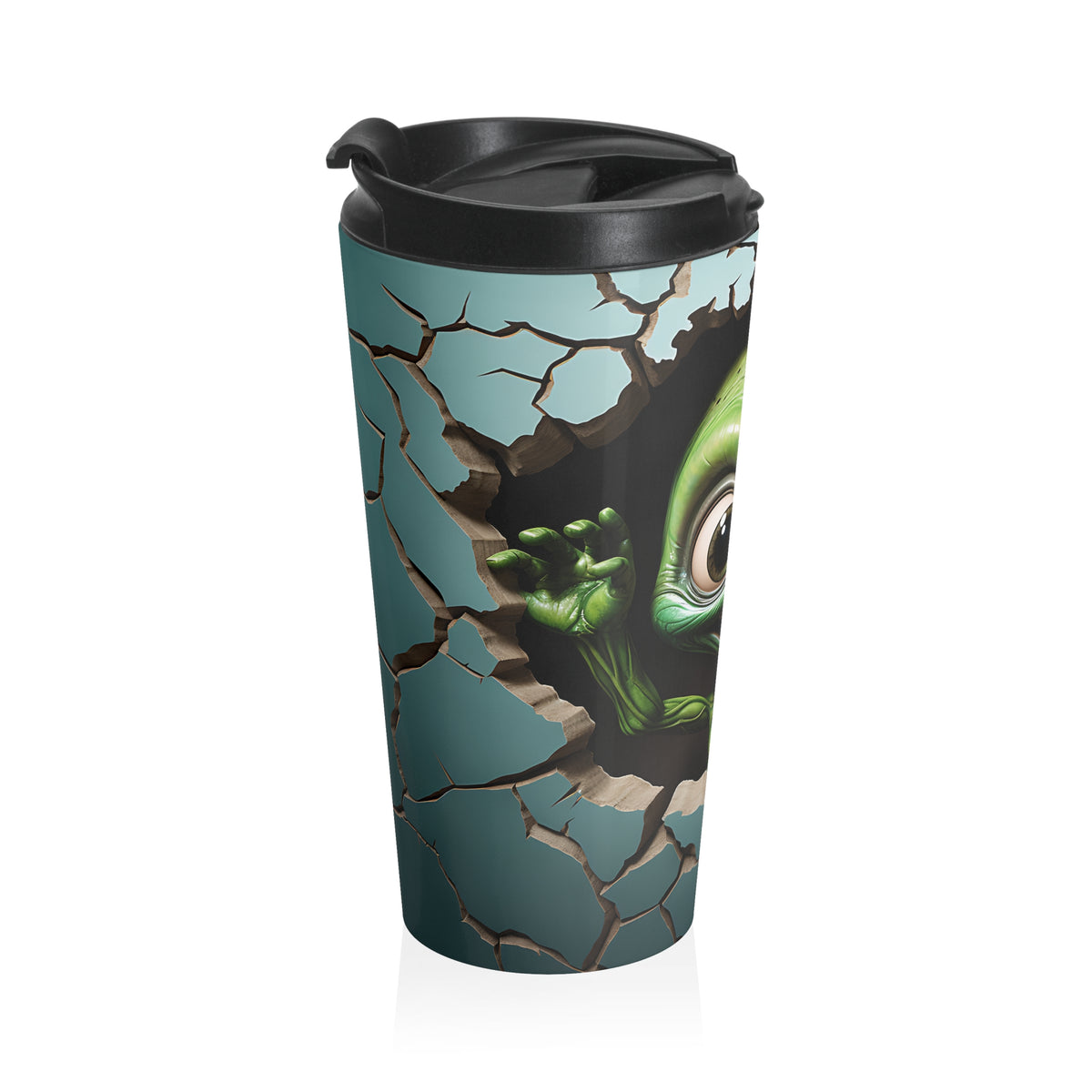 Alien Breakout Stainless Steel Travel Mug
