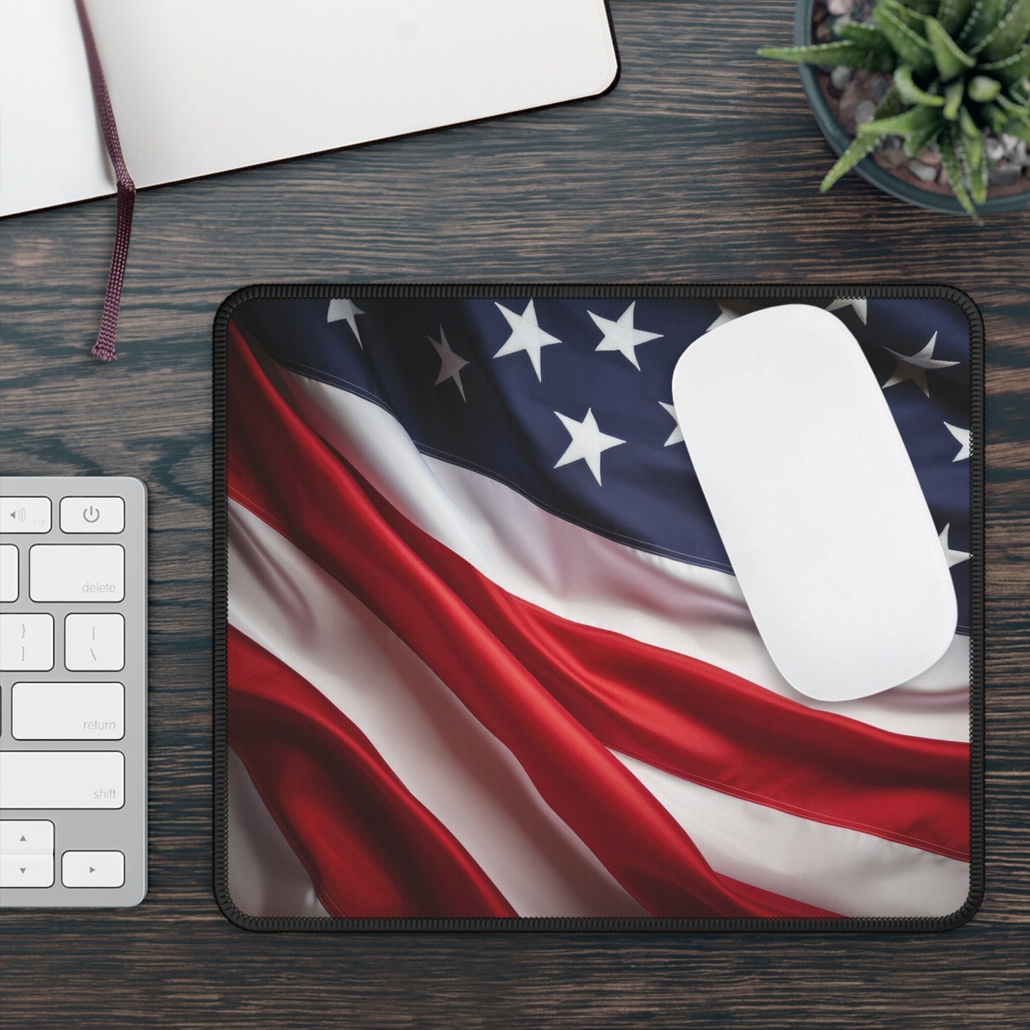 Classic American Flag Mouse Pad