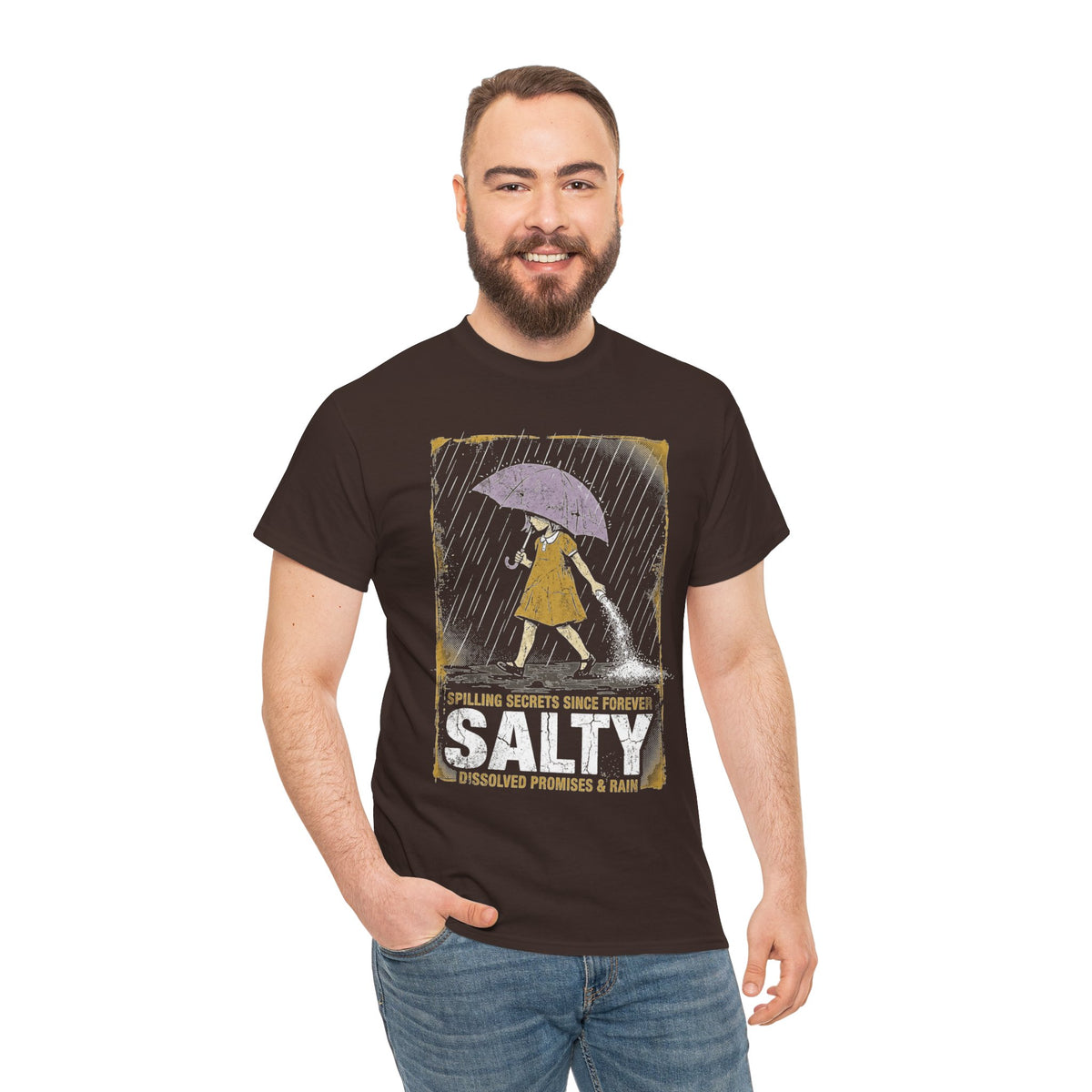 Salty Spilling Secrets Funny T-Shirt