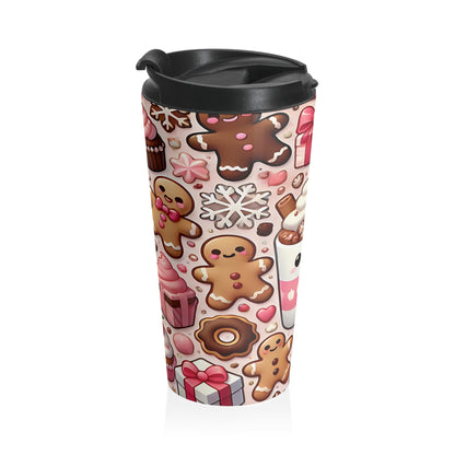 Cute Cocoa Holiday Travel Mug