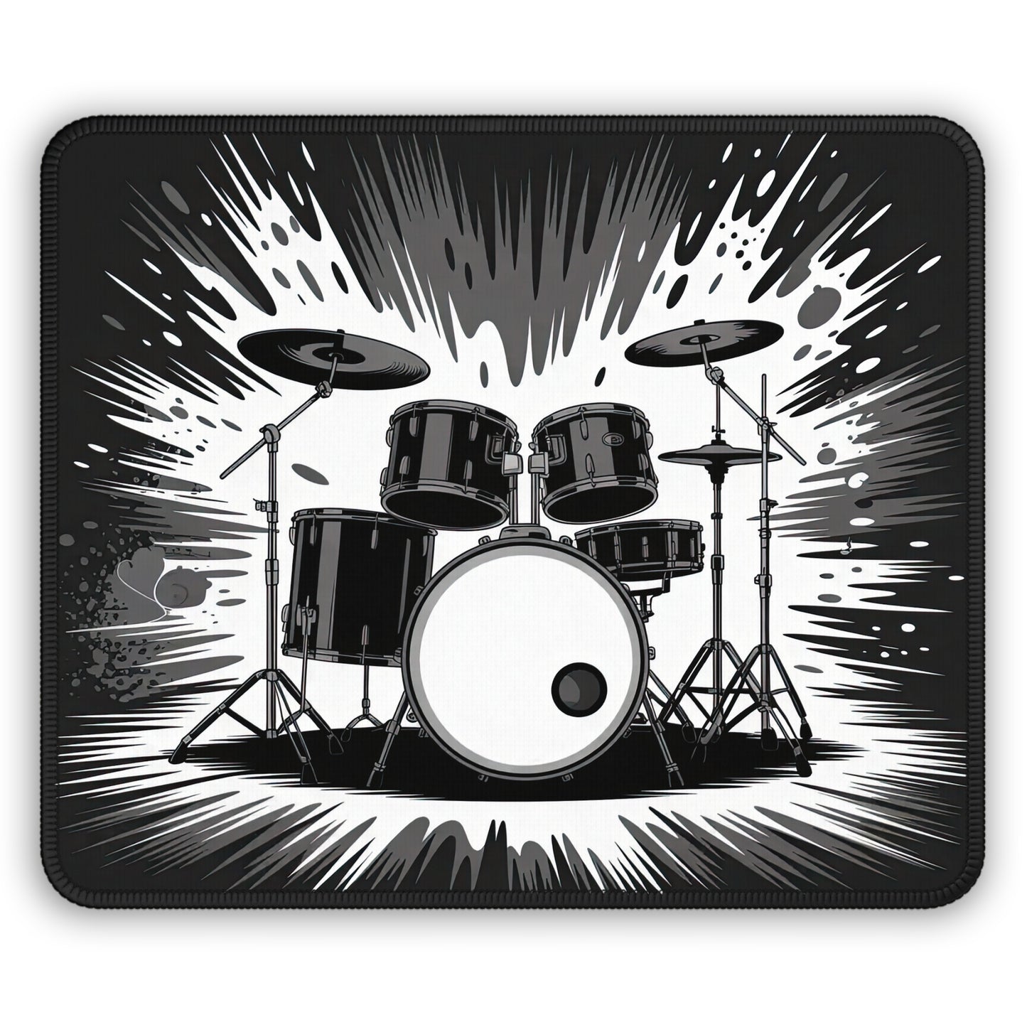 Drum Kit Impact Mouse Pad