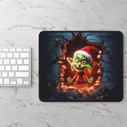 Mischief Elf Holiday Mouse Pad