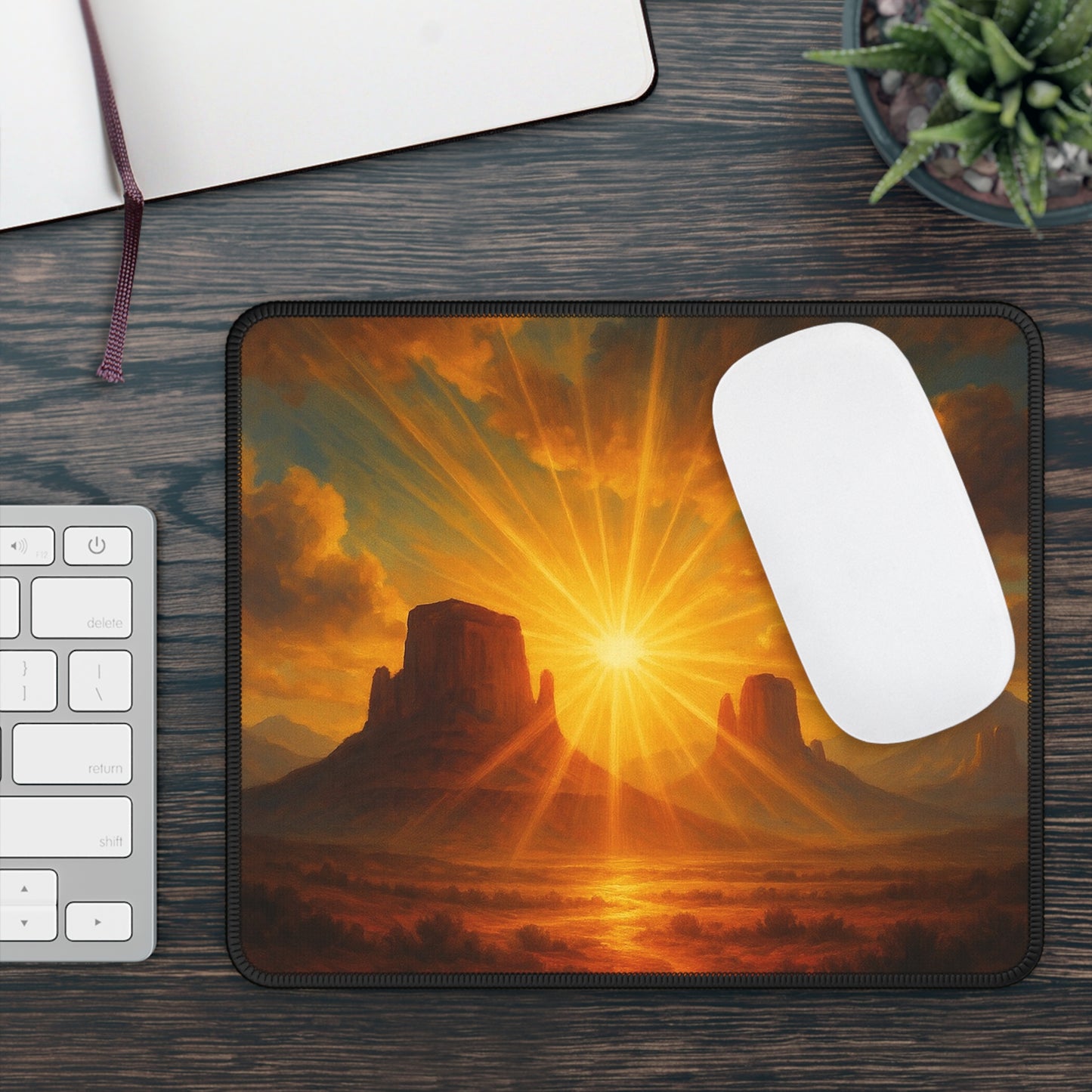 Desert Sunrise Mouse Pad