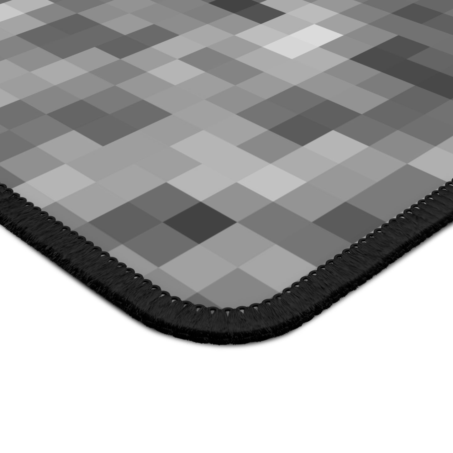 Soft Gray Pixel Mouse Pad