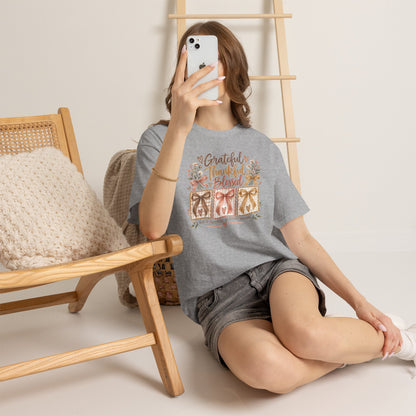 Grateful Thankful Blessed Christian T-Shirt
