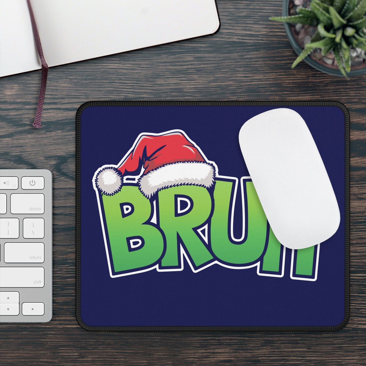 Bruh Christmas Mouse Pad
