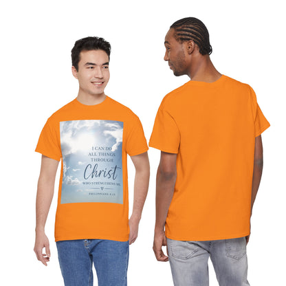 I Can Do All Things Through Christ Philippians 4:13 T-Shirt
