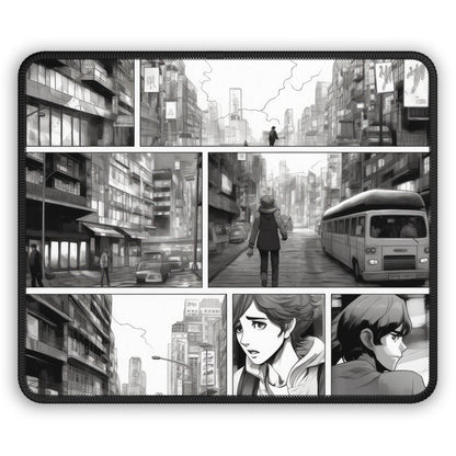 Urban Silence Comic Noir Mouse Pad