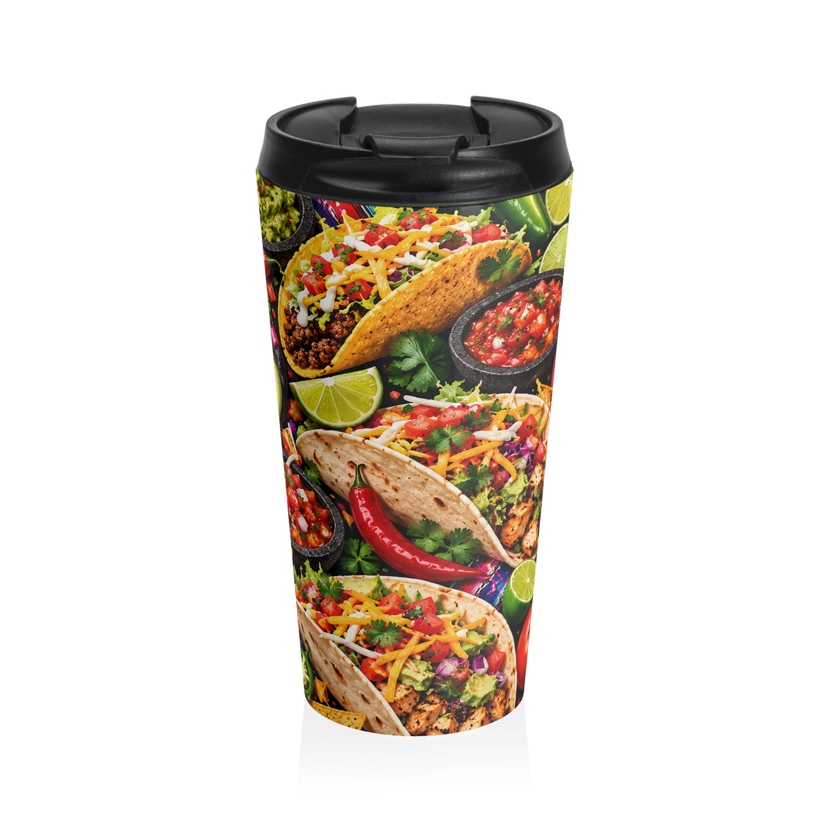 Taco Fiesta Stainless Steel Travel Mug
