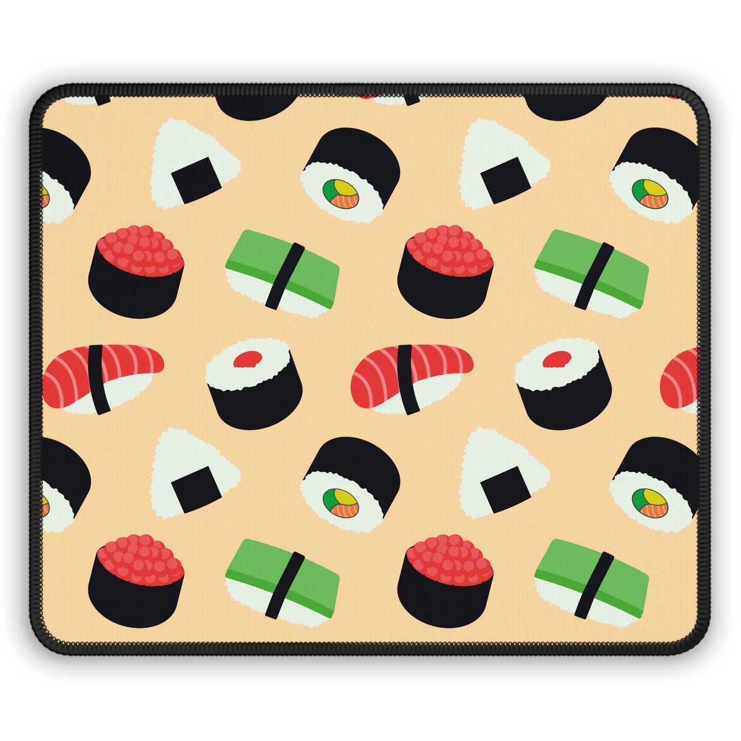 Kawaii Sushi & Onigiri Pattern Mouse Pad
