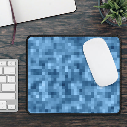 Blue Digital Camo Mouse Pad
