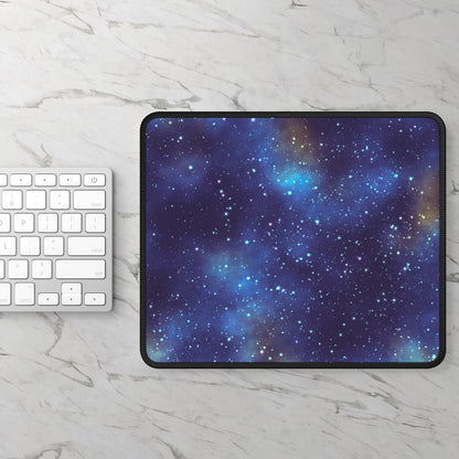 Midnight Starfield Glow Mouse Pad