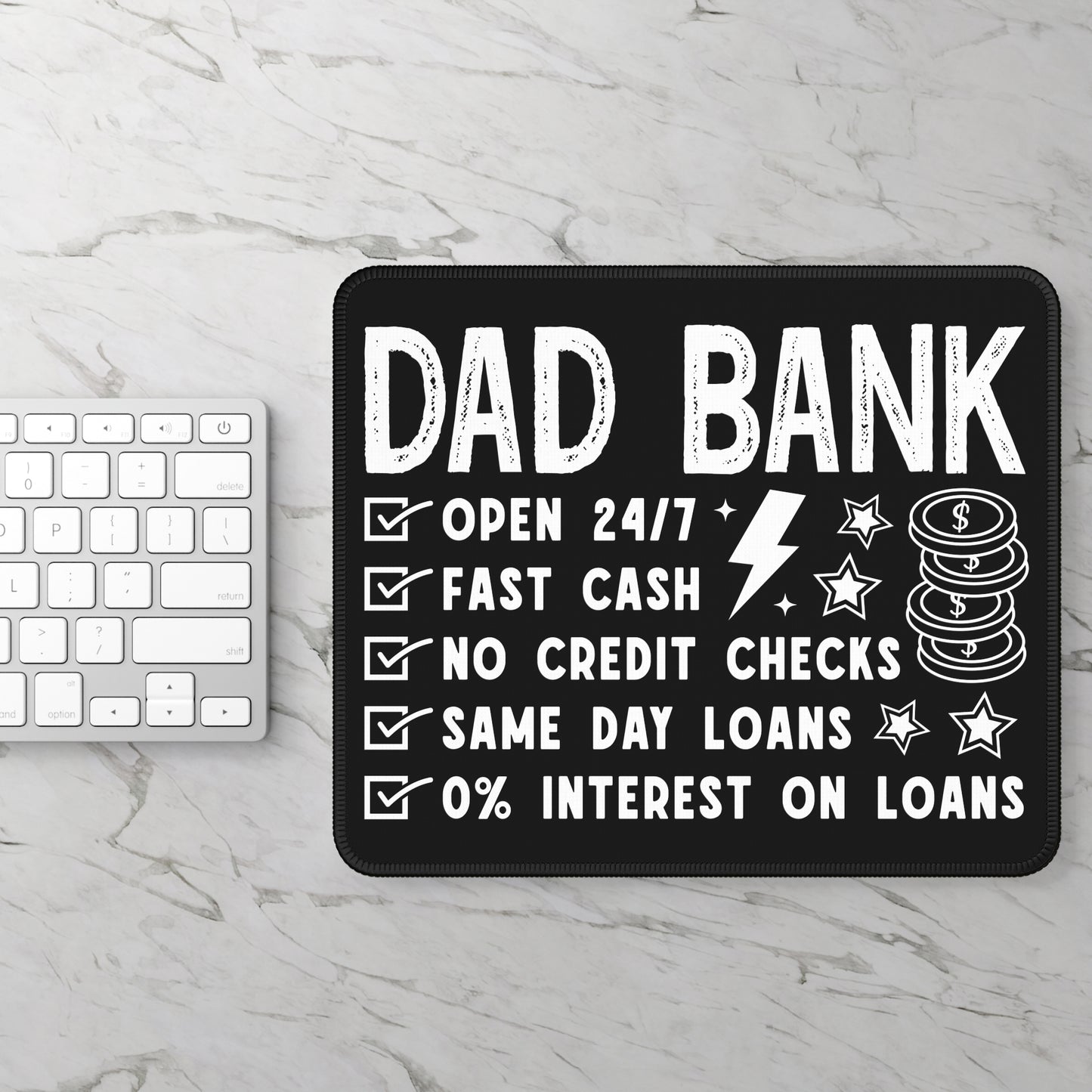 Dad Bank Mouse Pad