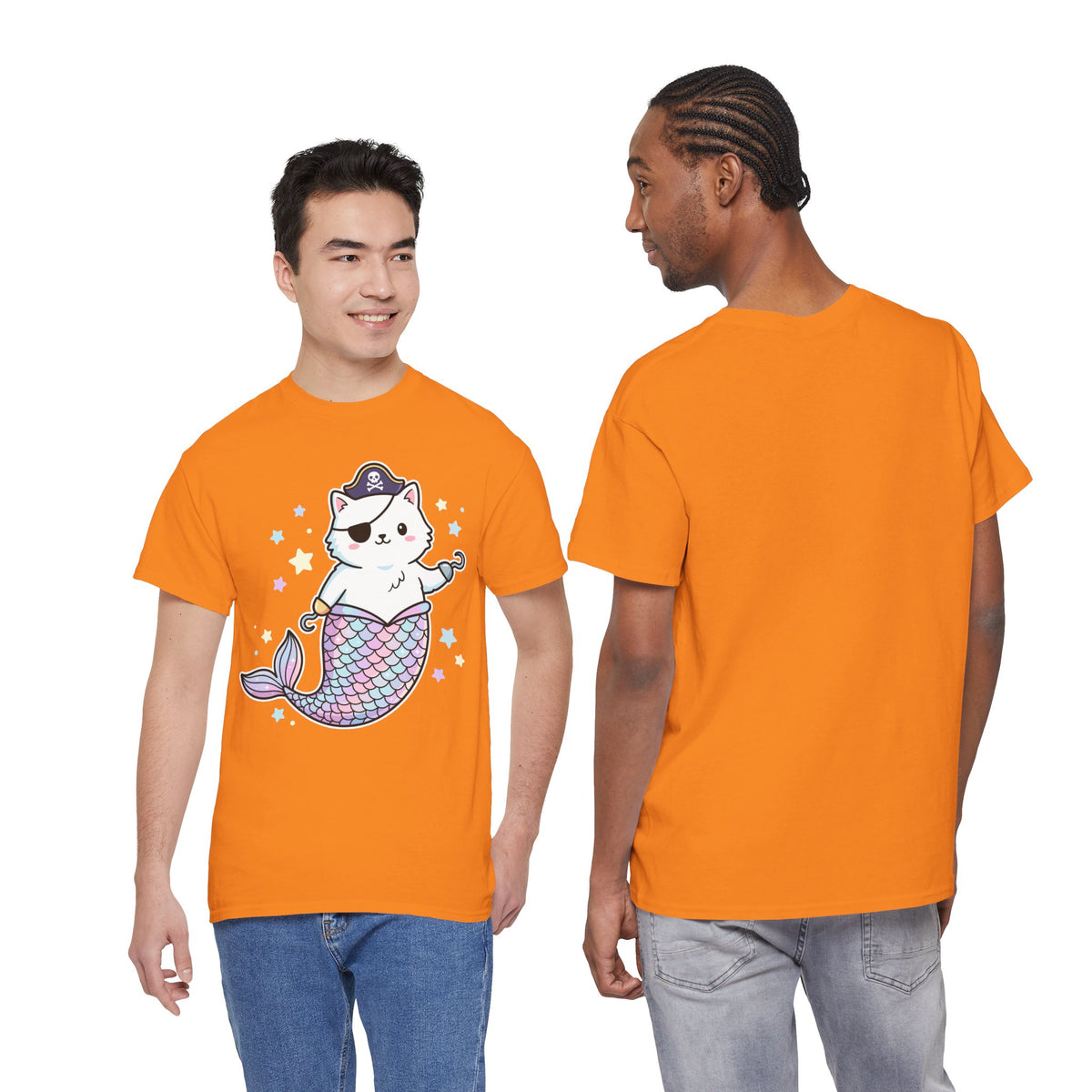 Pirate Mermaid Cat T-Shirt