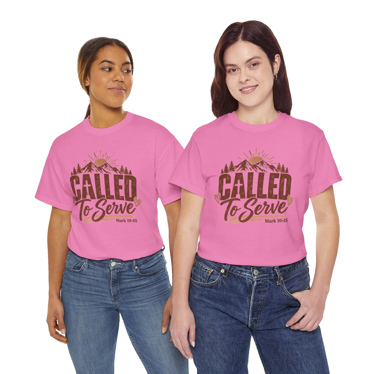 Called to Serve Mark 10:45 Christian T-Shirt
