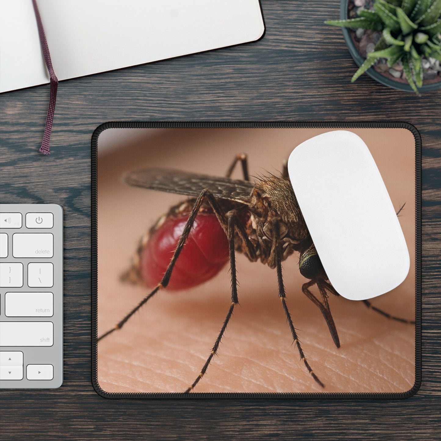 Mosquito Close-Up Mouse Pad