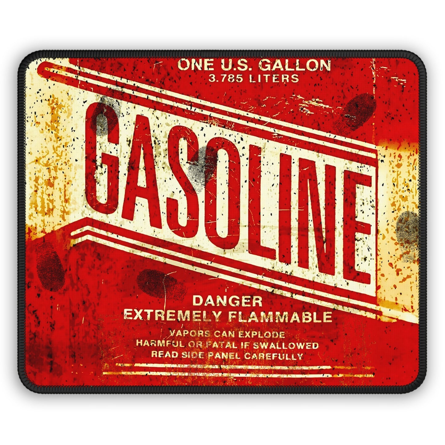 Gasoline Warning Mouse Pad