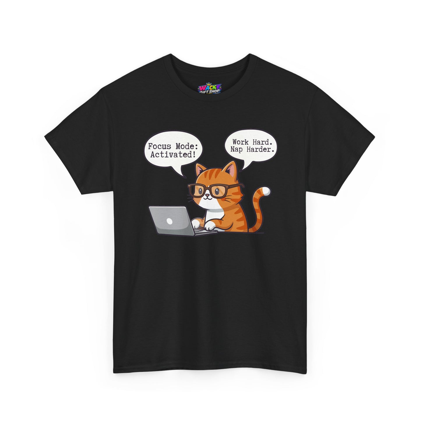 Work Hard Nap Harder Cat T-Shirt