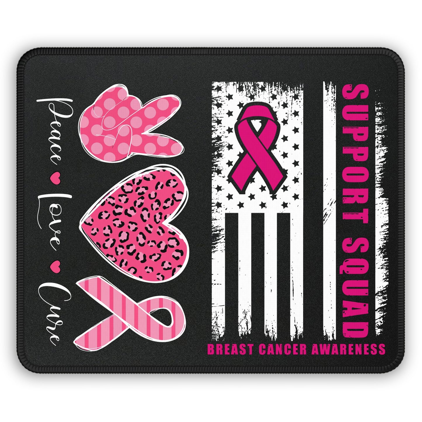 Support Squad Breast Cancer Awareness Mouse Pad