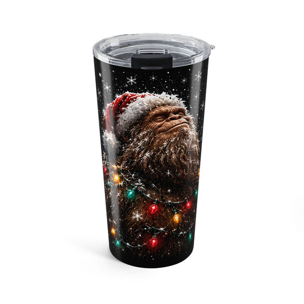 Christmas Bigfoot 20oz Tumbler – Festive Sasquatch Drinkware