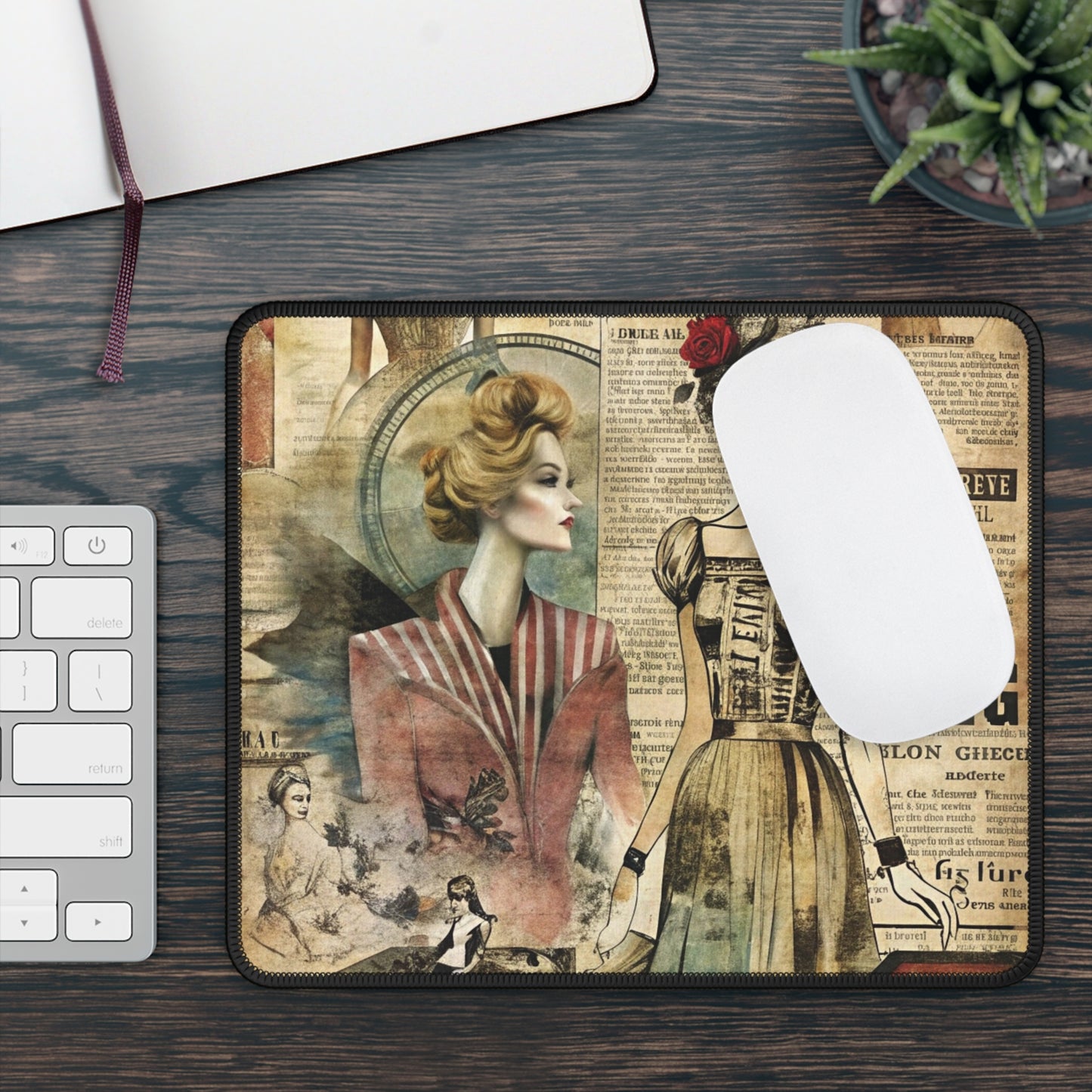 Vintage Fashion Atelier Mouse Pad
