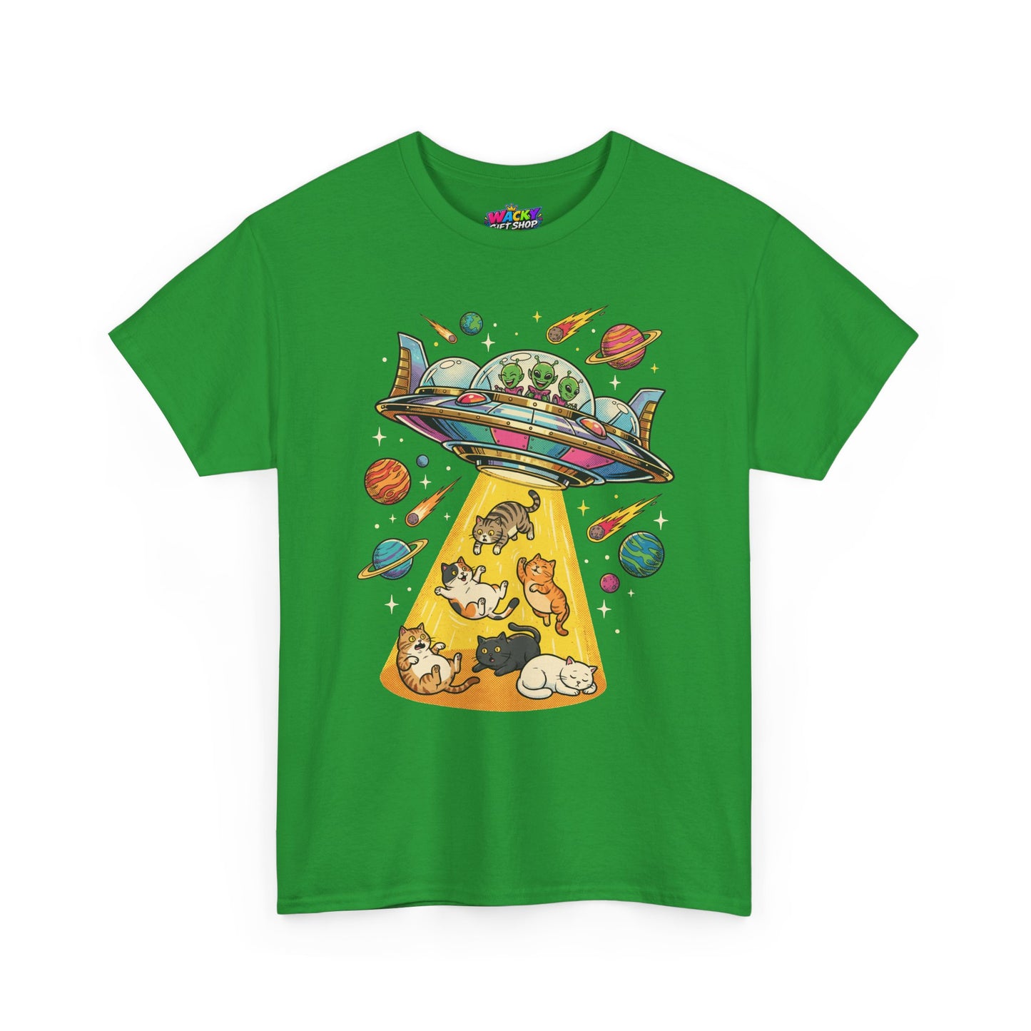 Alien Cat Abduction T-Shirt