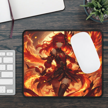 Phoenix Flame Sorceress Mouse Pad