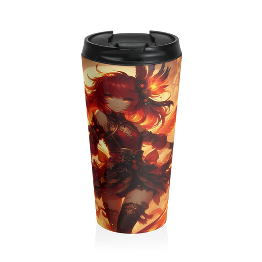 Phoenix Warrior Stainless Steel Travel Mug – 15oz