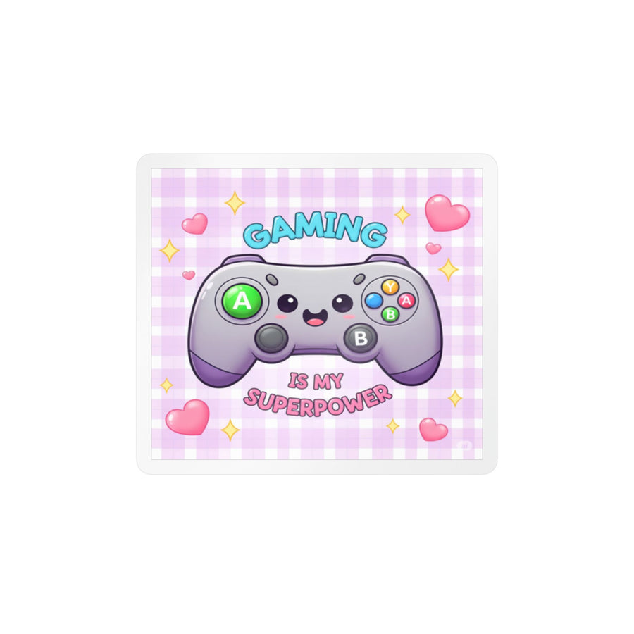 Gaming Is My Superpower Kiss-Cut Vinyl Sticker