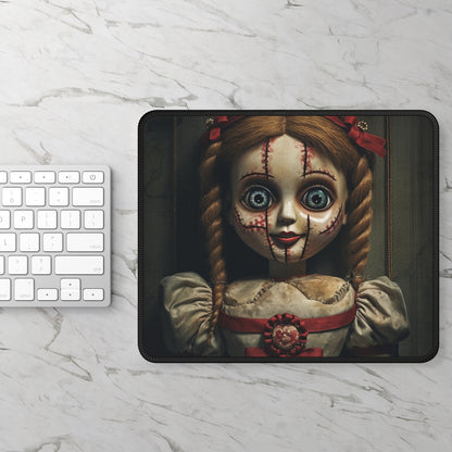 Haunted Stitch Doll Mouse Pad