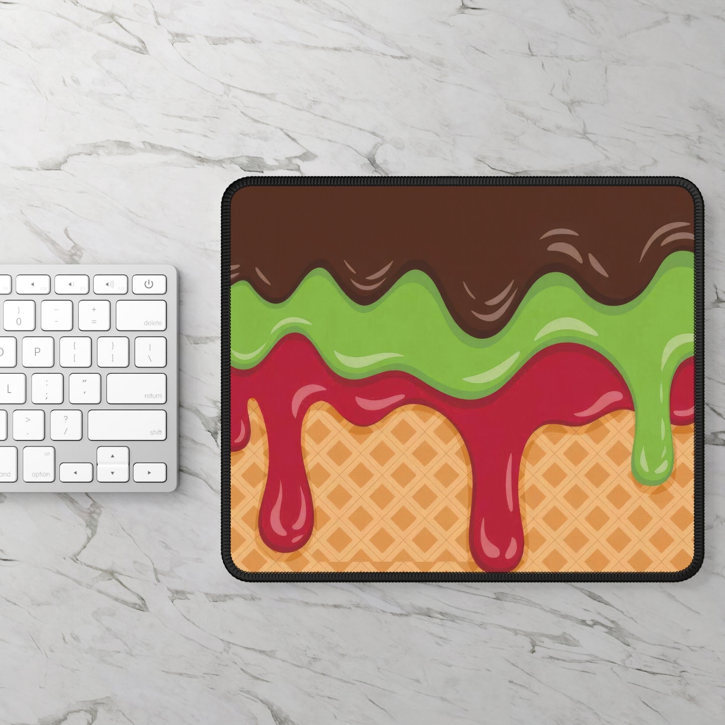 Triple Drip Ice Cream Mouse Pad