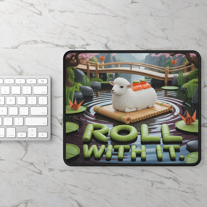 Roll With It Sheep Mouse Pad