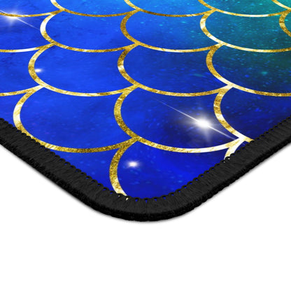 Cosmic Mermaid Scales Mouse Pad
