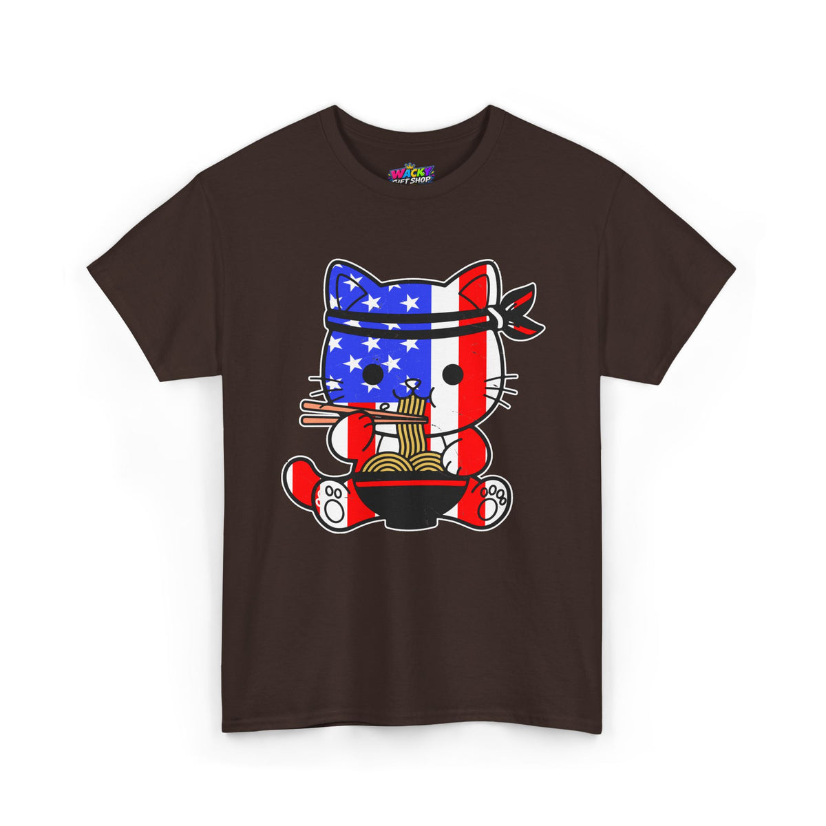 Patriotic Ramen Cat T-Shirt