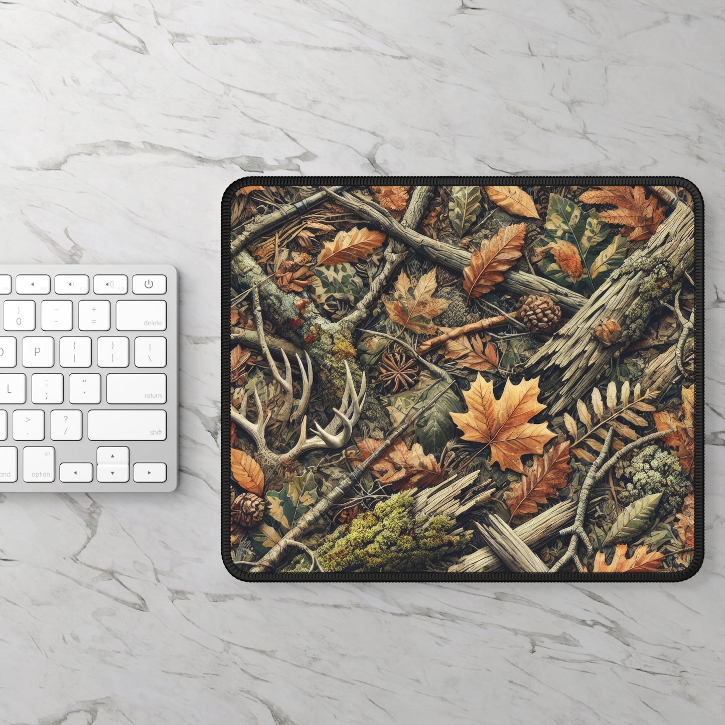 Woodland Camo Hunting Mouse Pad