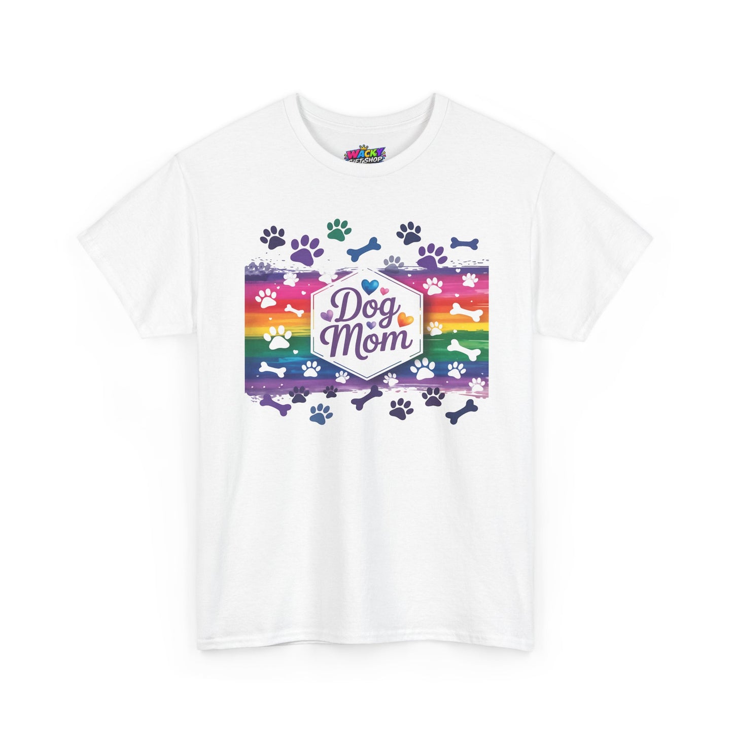 Dog Mom Rainbow T-Shirt