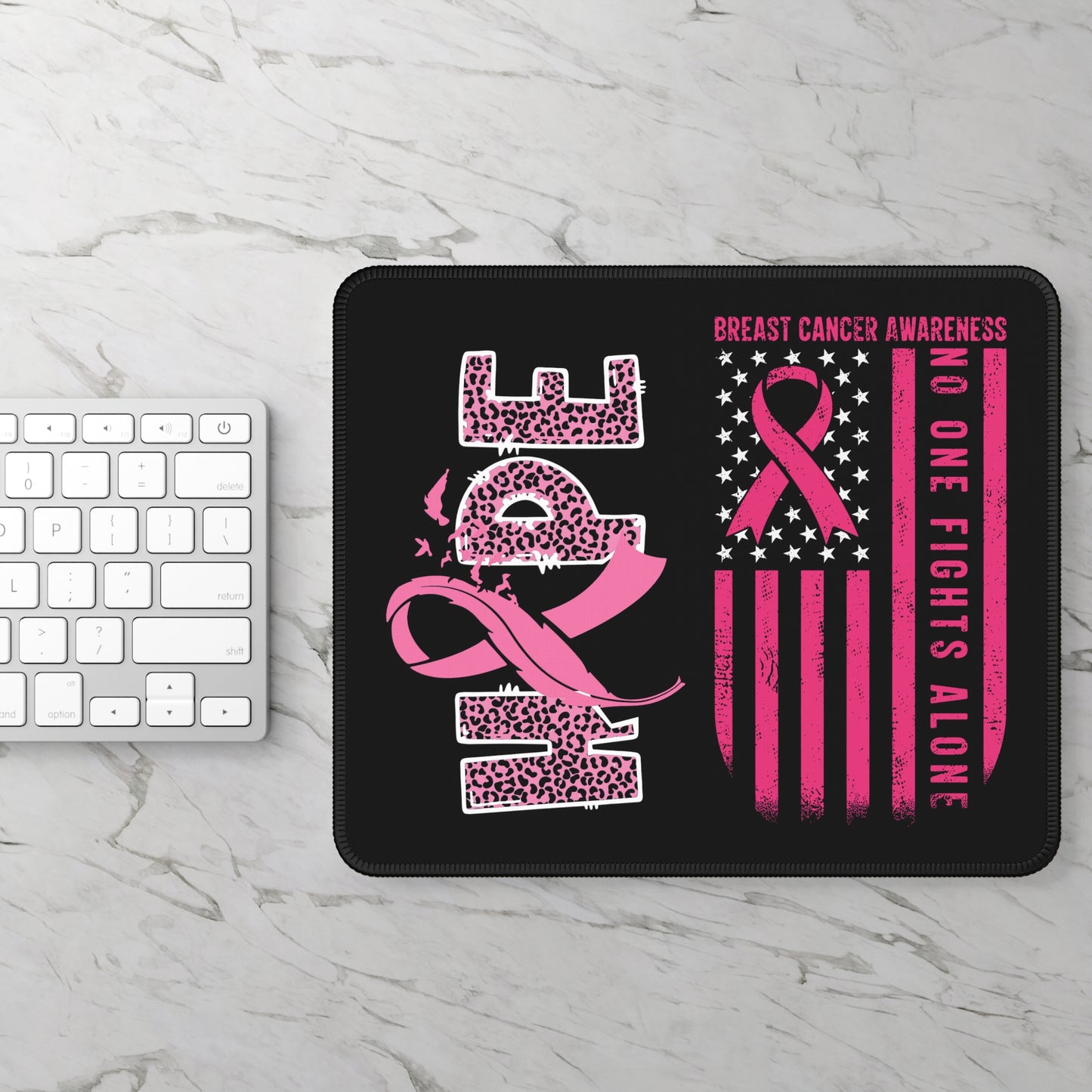 Hope One Fights Alone Mouse Pad