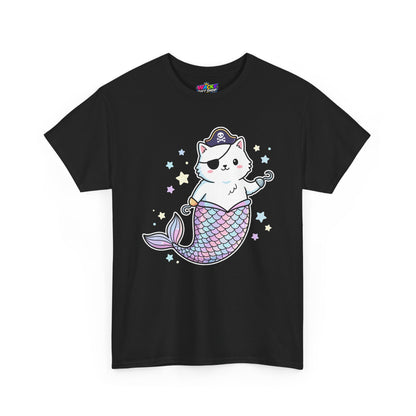 Pirate Mermaid Cat T-Shirt