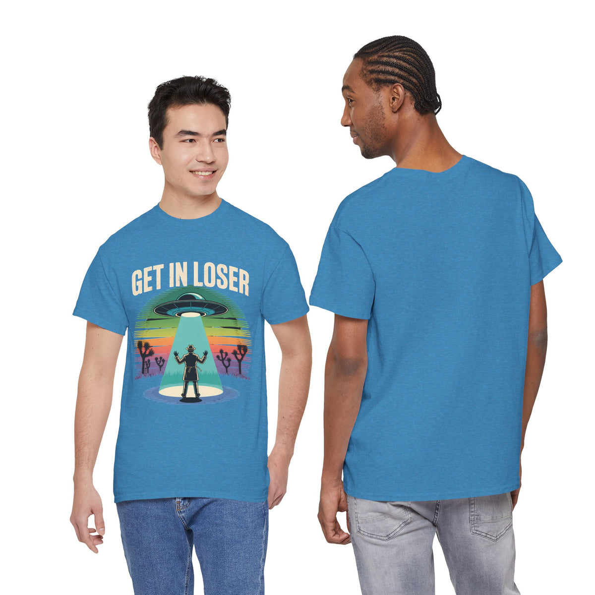 Get In Loser UFO Abduction T-Shirt