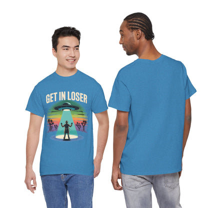 Get In Loser UFO Abduction T-Shirt