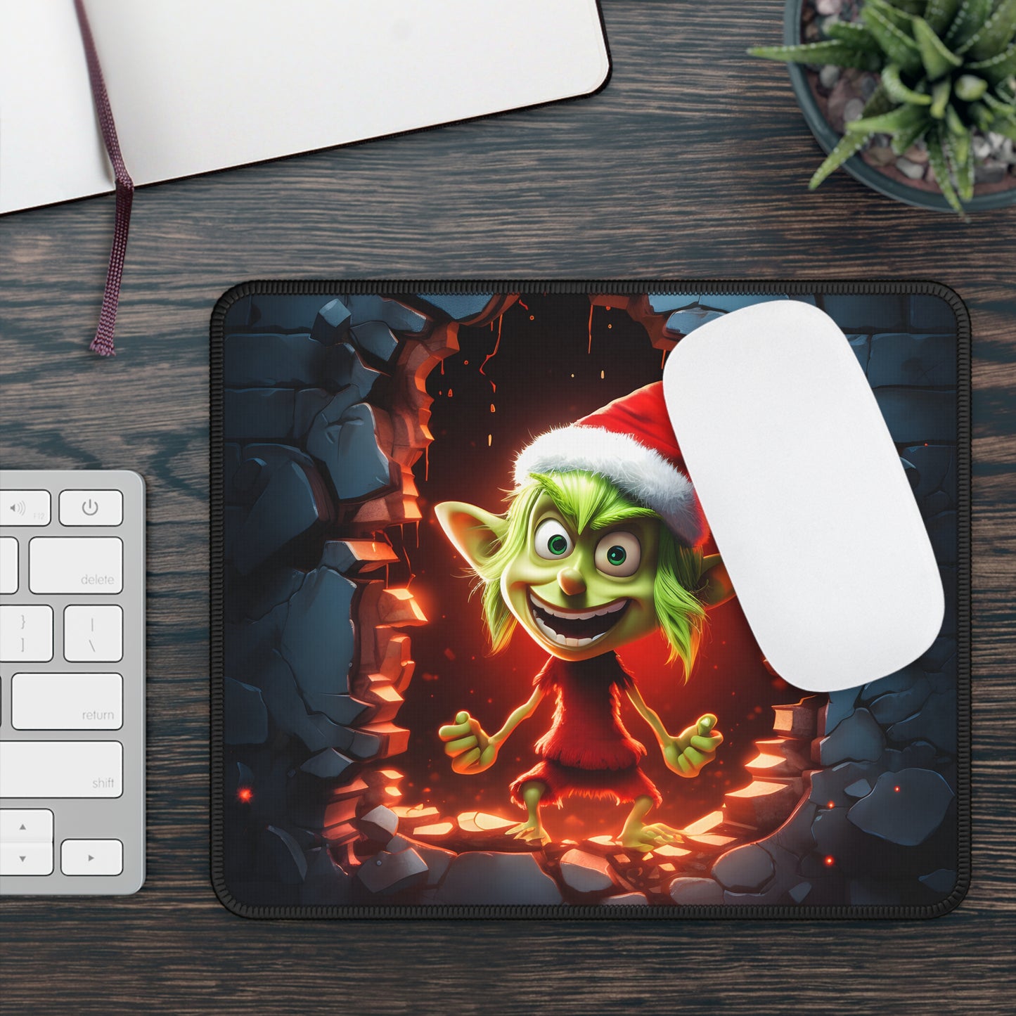 Christmas Goblin Chaos Mouse Pad