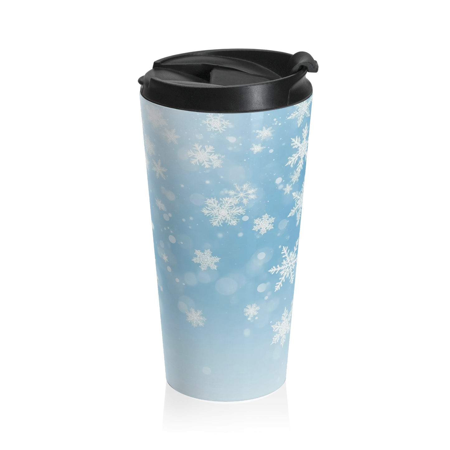 Falling Snowflakes Travel Mug