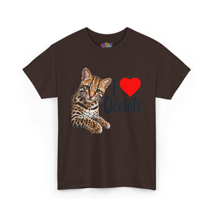 I Love Ocelots T-Shirt