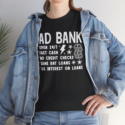 Dad Bank Funny Father T-Shirt