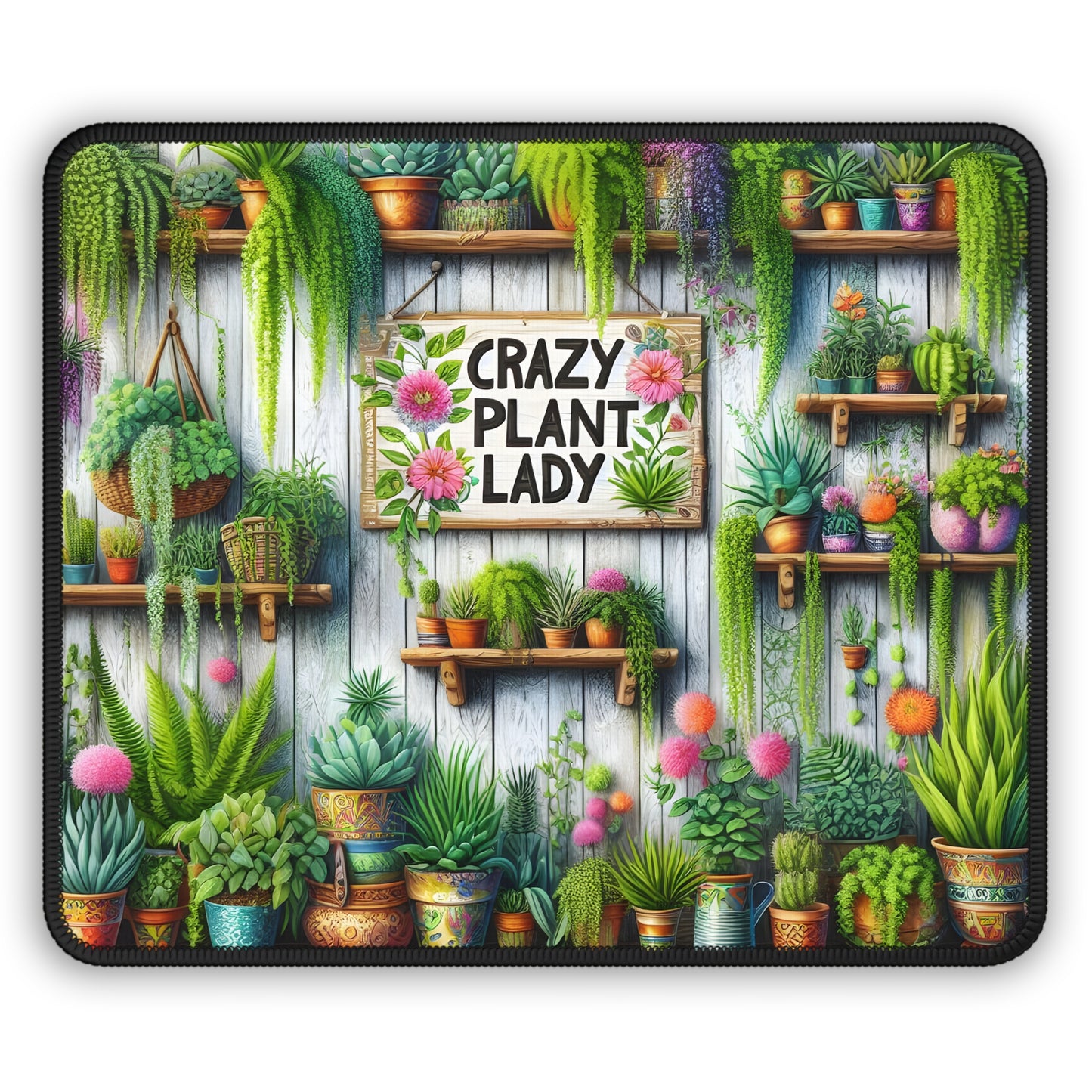 Crazy Plant Lady Mouse Pad
